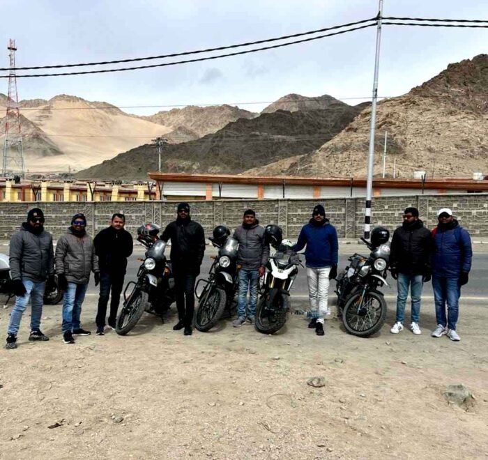 Royal Enfield bike on a thrilling Ladakh adventure