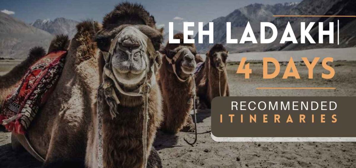 4 Days Ladakh Trip itinerary