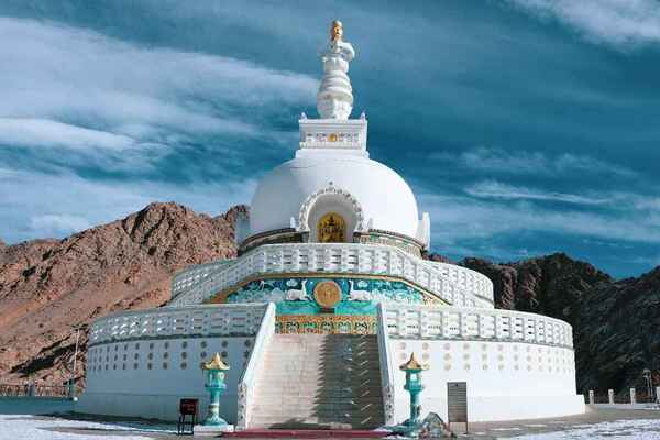 Shanti Stupa Winter Image